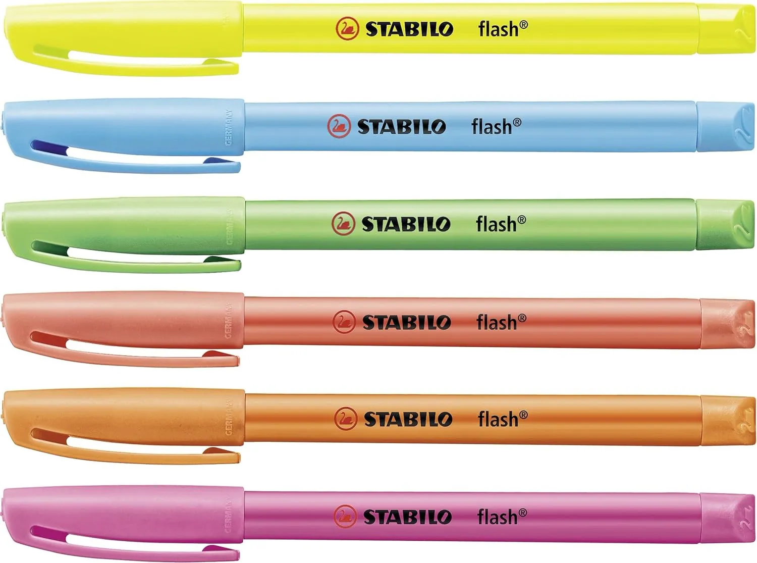 Stabilo Highlighter - flash Wallet of 6 Assorted Colours