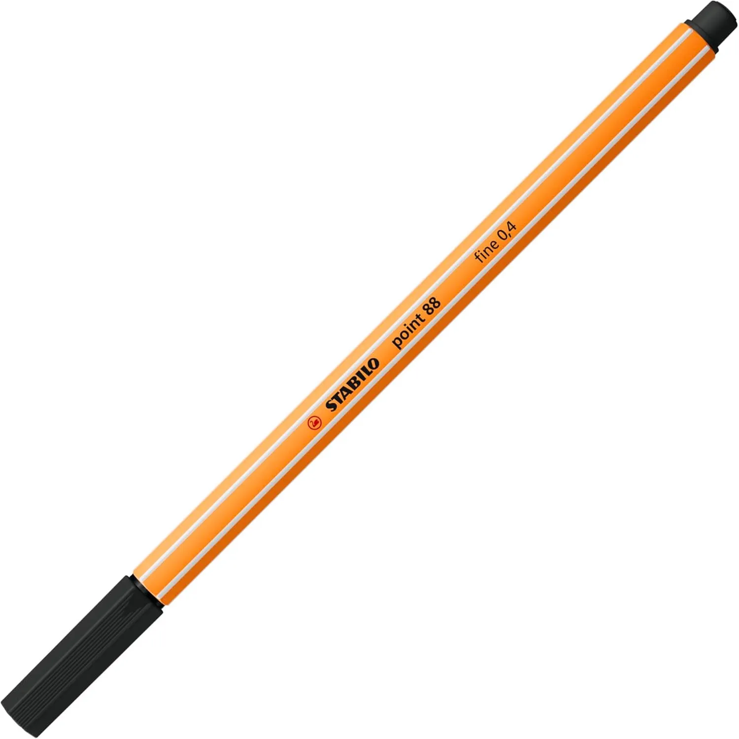 STABILO Point 88 Fineliner, Black, Wallet of 10