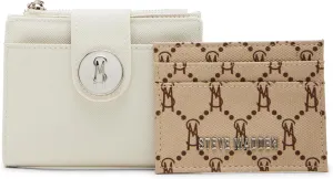 Steve Madden Women's Jadyn-f Bifold with Removable Card Case