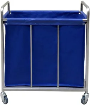 Storage Hand Trucks,Kitchen Movable Trolleys, Hotel Rolling Laundry Sorter Storage Cart on Wheels,Portable Lobby Corrector Linen Cart with Movable Bag