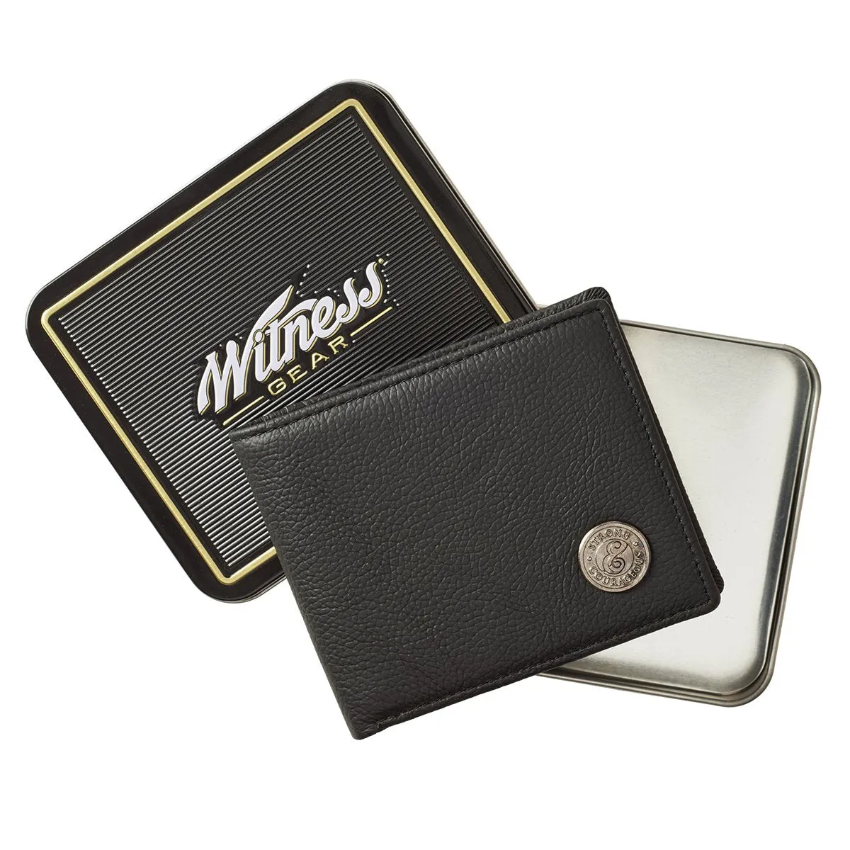 Strong and Courageous Leather Wallet