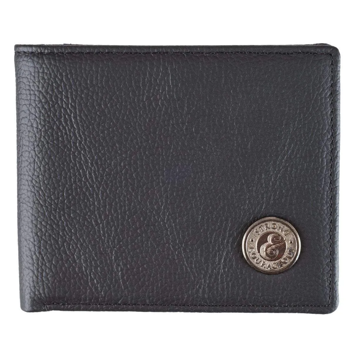 Strong and Courageous Leather Wallet