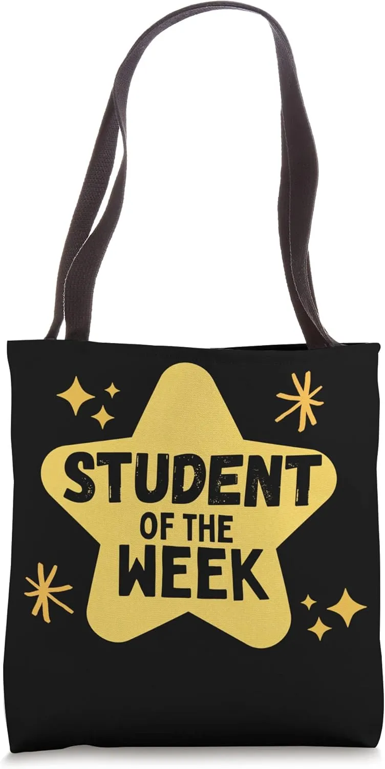 Student of the Week Star Student Star of the Week Tote Bag