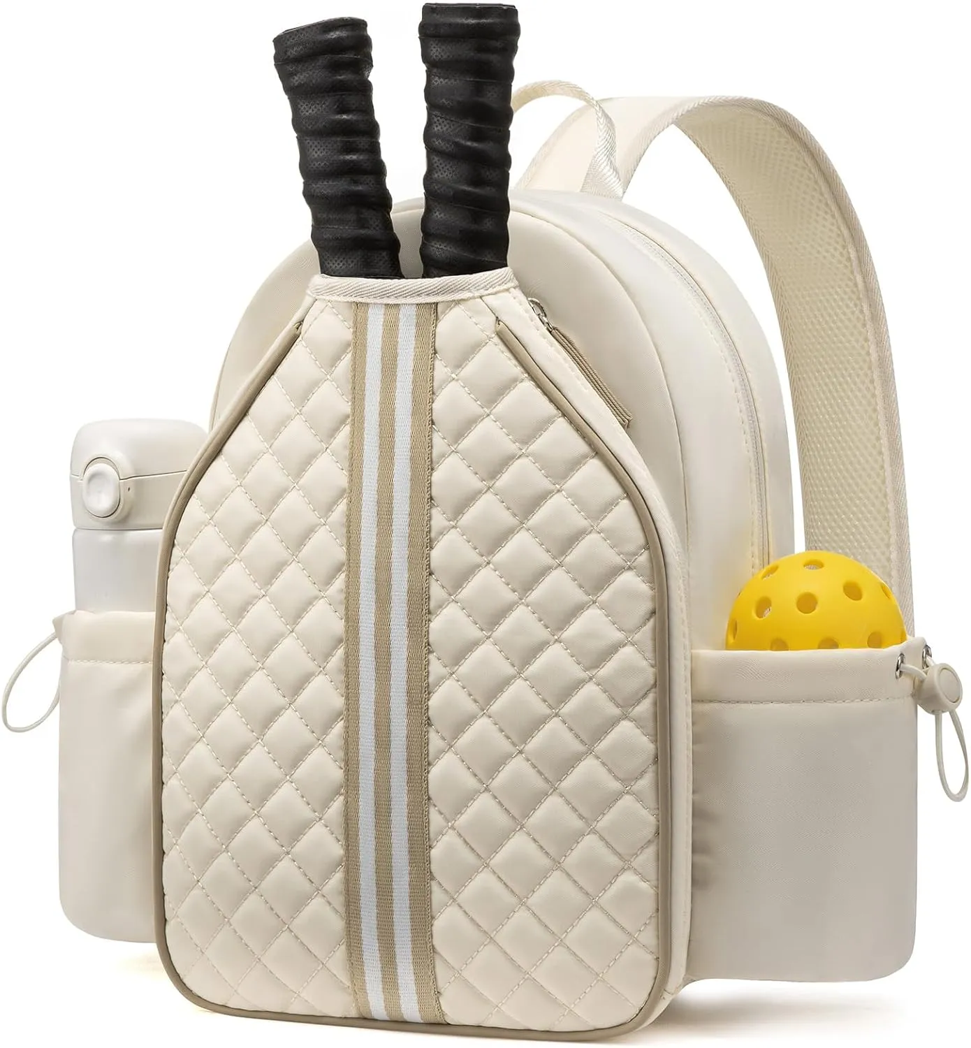 Sucipi Pickleball Bags for Women Lightweight Crossbody Pickleball Sling Bag Stylish Quilted Pickleball Paddle Bag