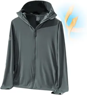 Sun Protection SPF50 Rash Guard Shirts Men's Lightweight Fishing Clothing Ice Silk Anti-UV Ice Fishing Suit Summer