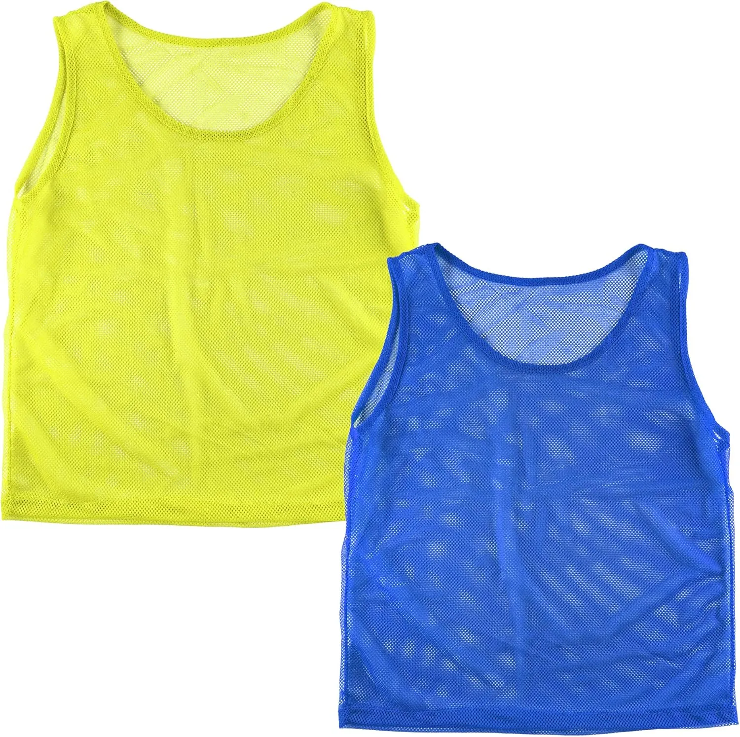 Super Z Outlet 12 Pinnies Scrimmage Vests Team Practice Jersey for Child Youth Teen Lightweight