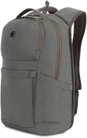 SwissGear 8183 Laptop Backpack, Light Grey Heather, 18 Inches