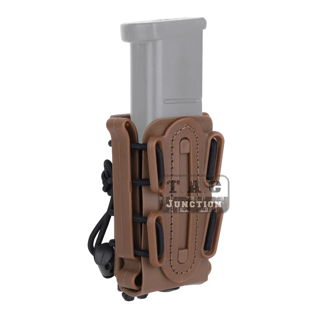 Tactical Scorpion Soft Shell Short Pistol 9mm Magazine Pouch Carrier Fits Belt for Hunting Shooting
