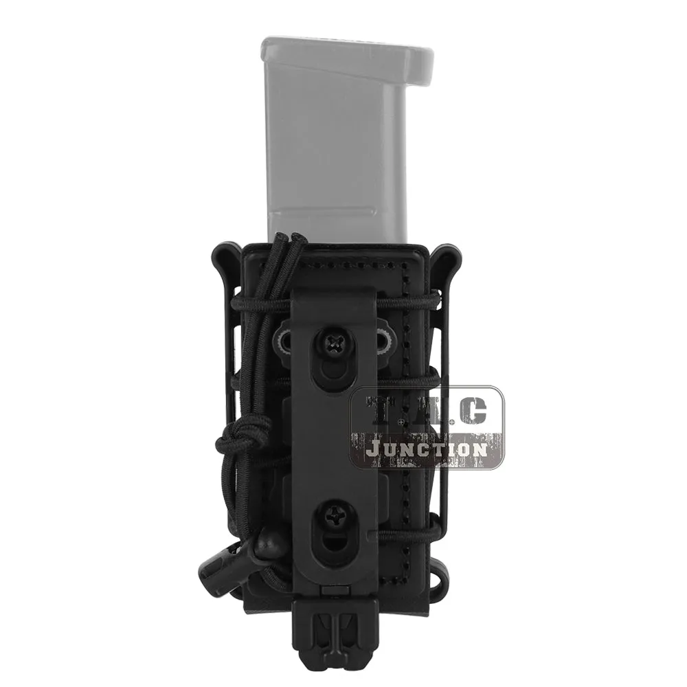 Tactical Scorpion Soft Shell Short Pistol 9mm Magazine Pouch Carrier Fits Belt for Hunting Shooting