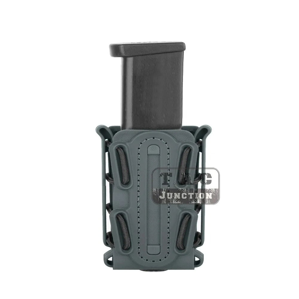 Tactical Scorpion Soft Shell Short Pistol 9mm Magazine Pouch Carrier Fits Belt for Hunting Shooting