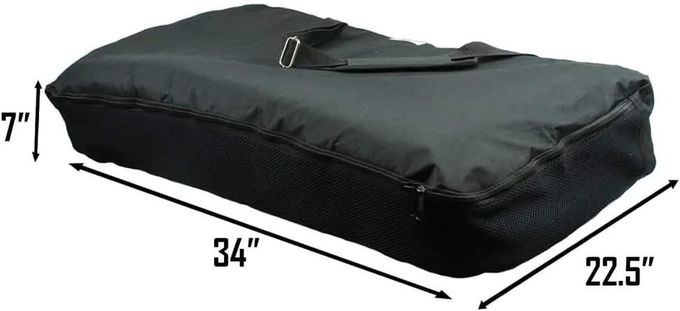 Tahoe Tack Easy Carry Breathable Nylon Saddle Pad & Blanket Carry Bag with Breathable Mesh Sides