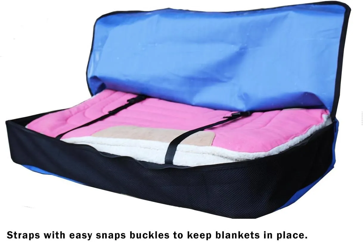 Tahoe Tack Easy Carry Breathable Nylon Saddle Pad & Blanket Carry Bag with Breathable Mesh Sides