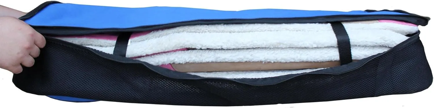 Tahoe Tack Easy Carry Breathable Nylon Saddle Pad & Blanket Carry Bag with Breathable Mesh Sides