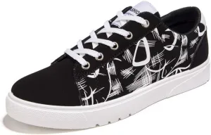 tazimall Men's Casual Canvas Shoes Low Cut Student Shoes