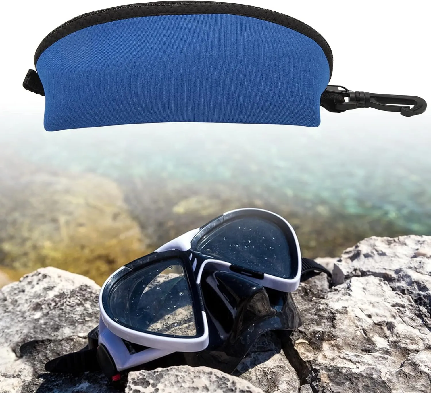 Tbest Diving Goggle Storage Bag, Scuba Dive Mask Pouch Bag Diving Glasses Storage Bag Portable Gadgets Gear Pouch for Sunglasses Glasses