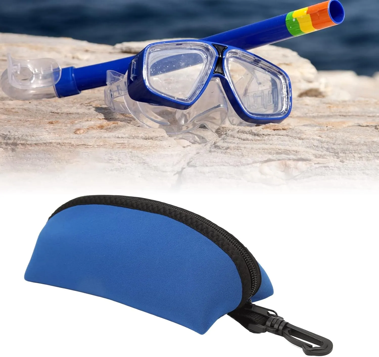 Tbest Diving Goggle Storage Bag, Scuba Dive Mask Pouch Bag Diving Glasses Storage Bag Portable Gadgets Gear Pouch for Sunglasses Glasses