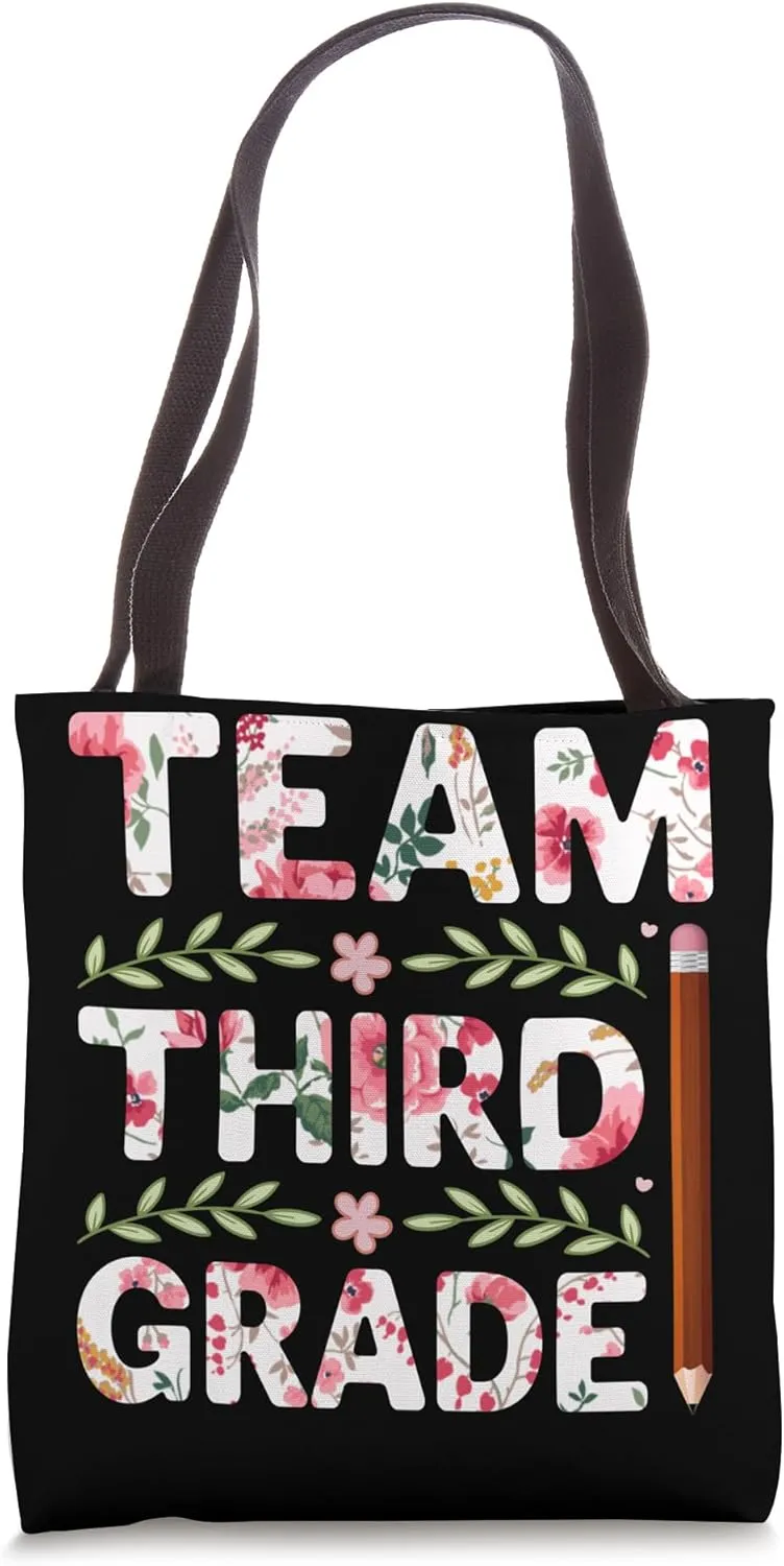 Team Third Grade Tote Bag