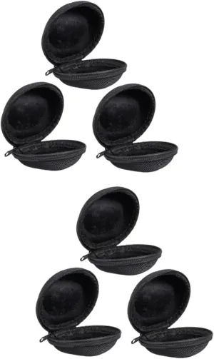 TENDYCOCO 6 Pcs Watch Case Charger Stand Automatic Watch Watches for Men Cable Organiser Bag Cooler Travel Carrying Case Smartwatch for Men Organizer Protector Display Man Black
