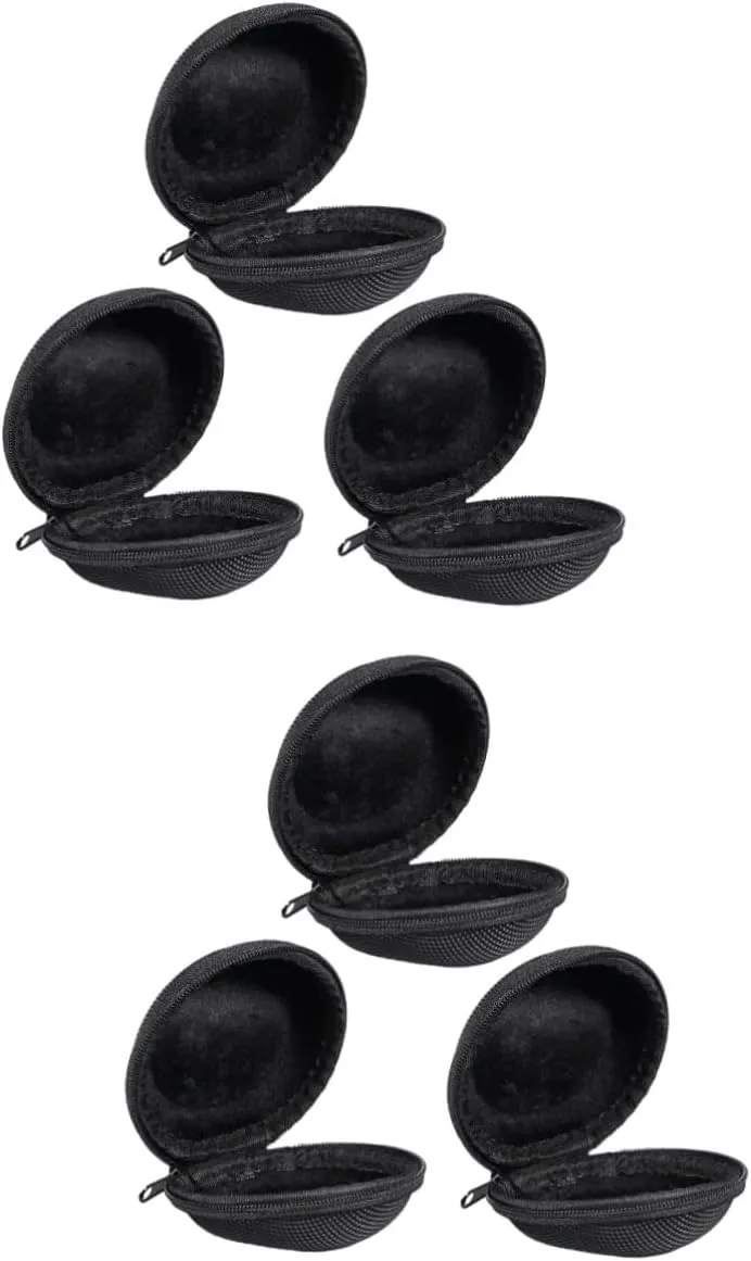 TENDYCOCO 6 Pcs Watch Case Charger Stand Automatic Watch Watches for Men Cable Organiser Bag Cooler Travel Carrying Case Smartwatch for Men Organizer Protector Display Man Black