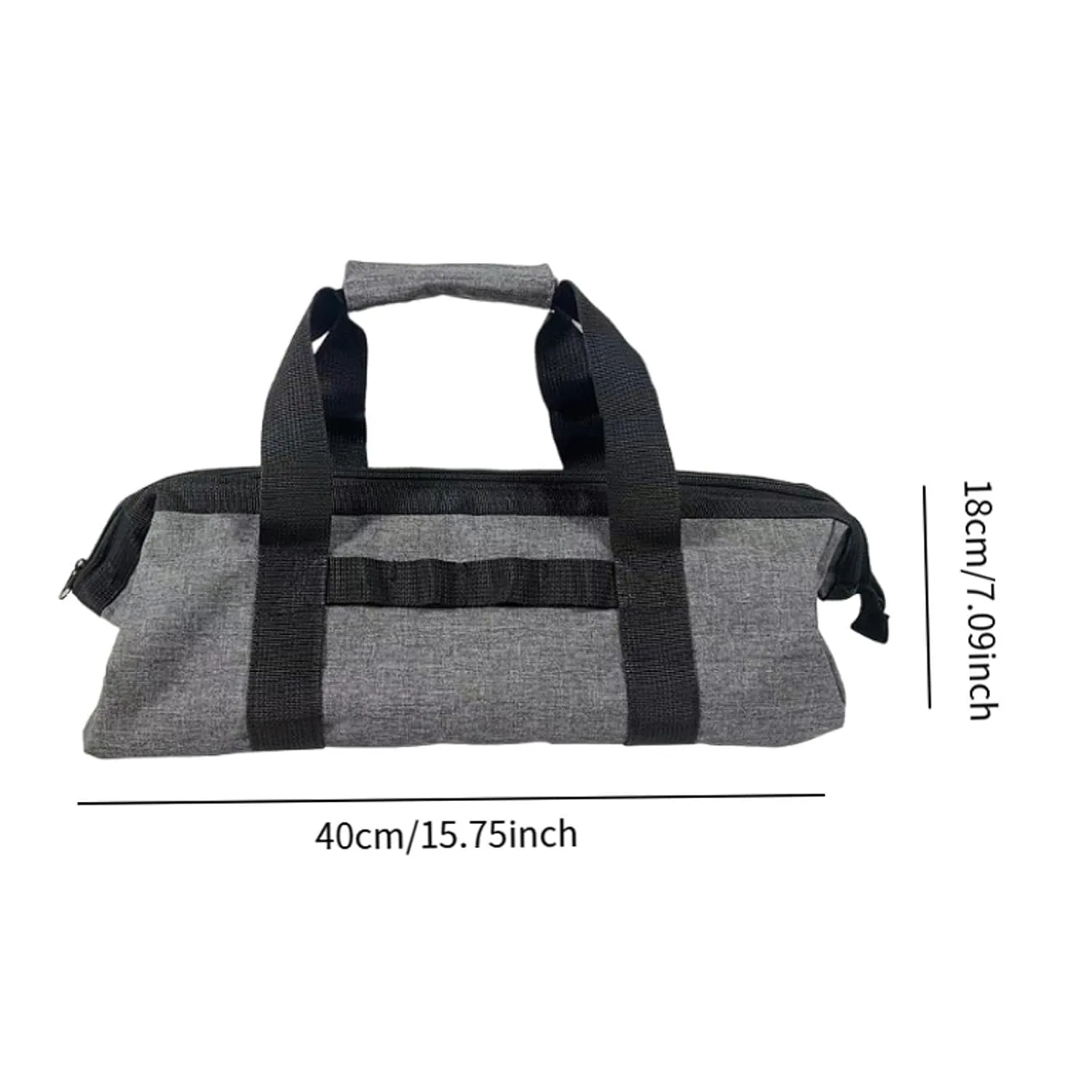 Tent Stakes Storage Bag Tent Accessories Organizer Bag Duffel Tote Portable Multifunctional Peg Storage Bag for Traveling, Gray