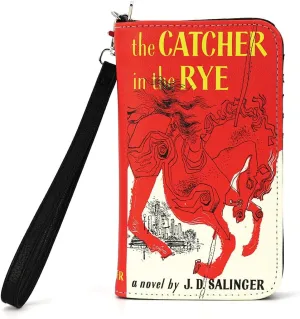 The Catcher In The Rye Book Wallet for Women, Wristlet
