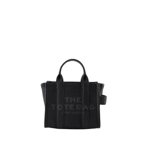 The Mini Crossbody Tote - Leather - Black