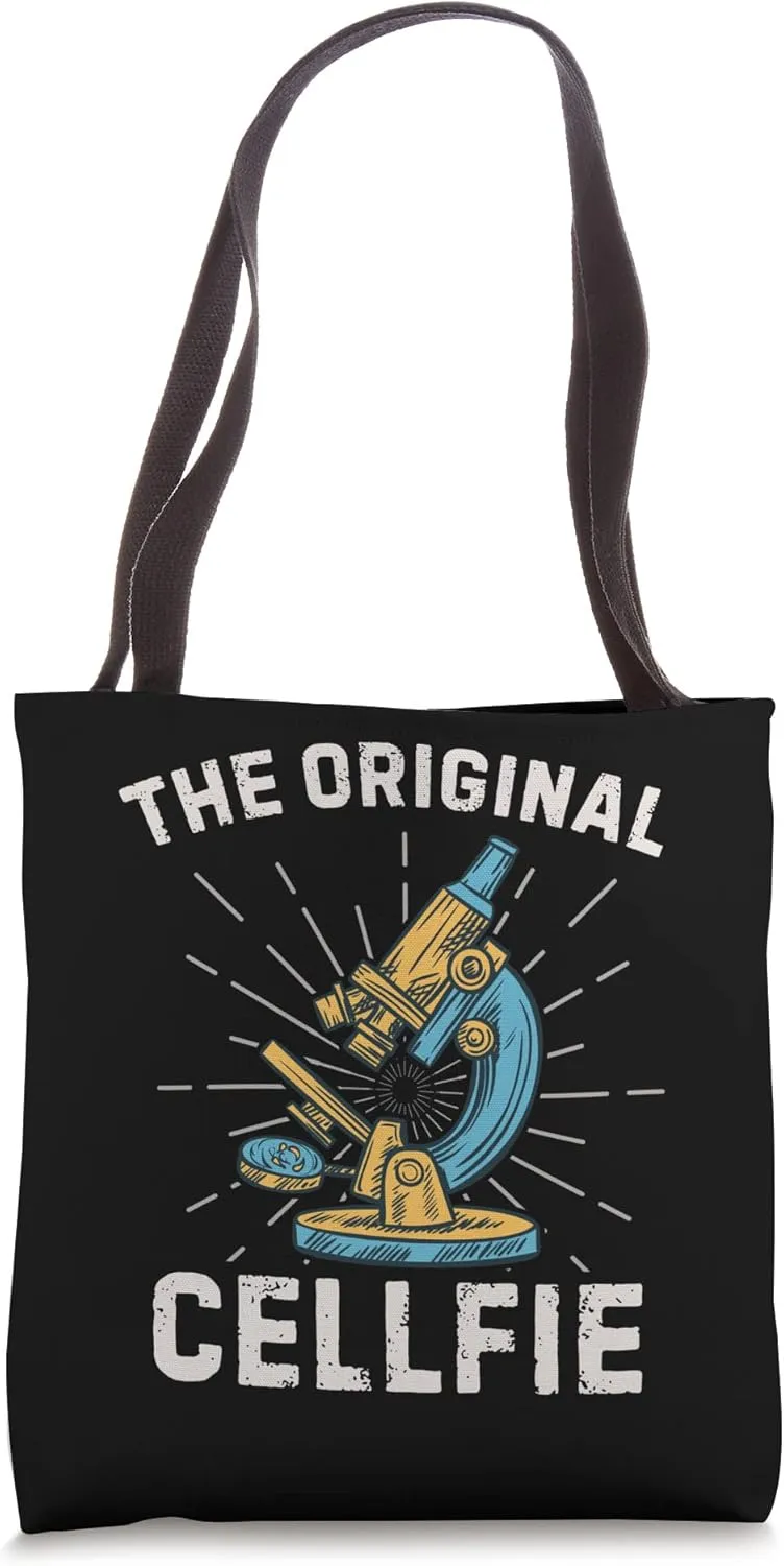 The Original Cellfie Microbiology Microbiologist Biology Lab Tote Bag