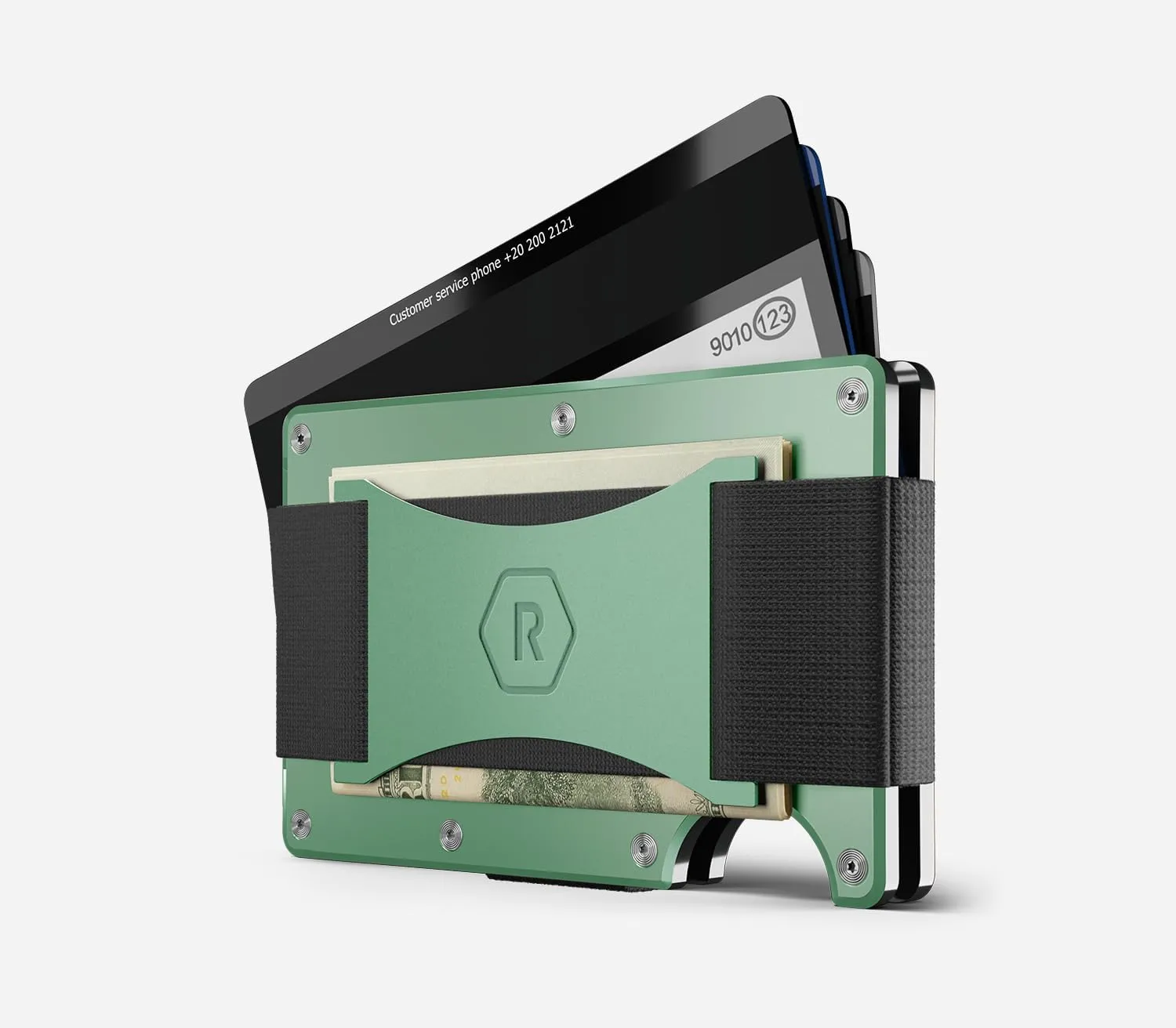 The Ridge Minimalist Slim Wallet For Women - RFID Blocking Front Pocket Credit Card Holder - Metal Wallet For women With Money Clip