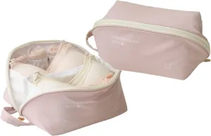 tianzong Travel Underwear Packing Cube for Women, Portable Luggage Organizer Bag, Multi-compartment Versatile Storage Bag for Suitcase (1 Pack, XL Pink)