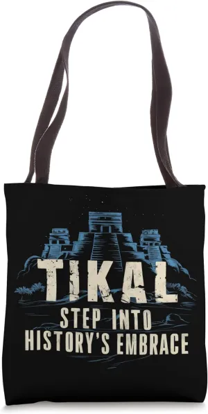 Tikal Ancient Maya Civilization Mayan Pyramid Guatemala Tote Bag