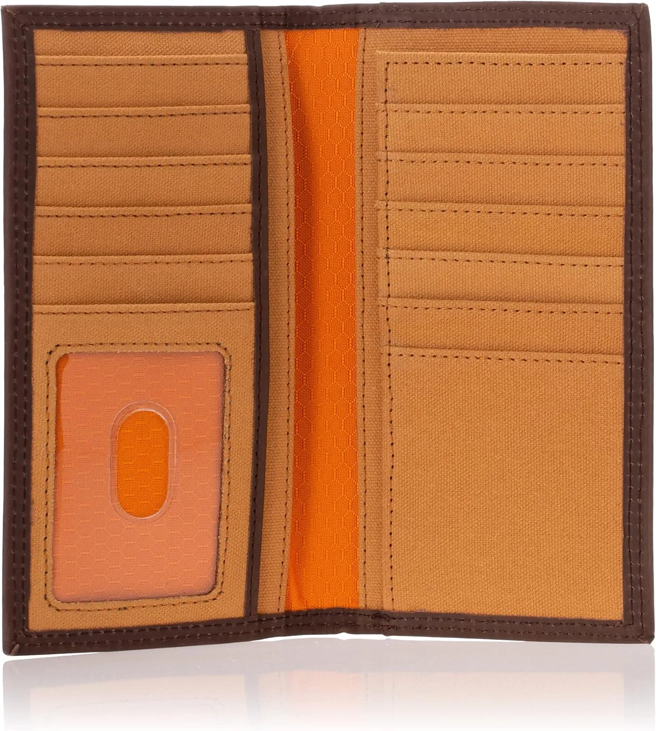 Timberland PRO Men's Leather Long Bifold Rodeo Wallet with RFID