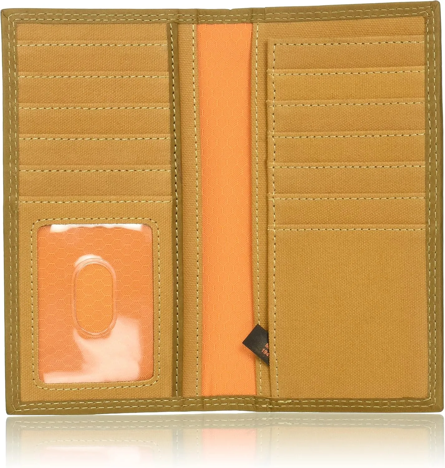 Timberland PRO Men's Leather Long Bifold Rodeo Wallet with RFID