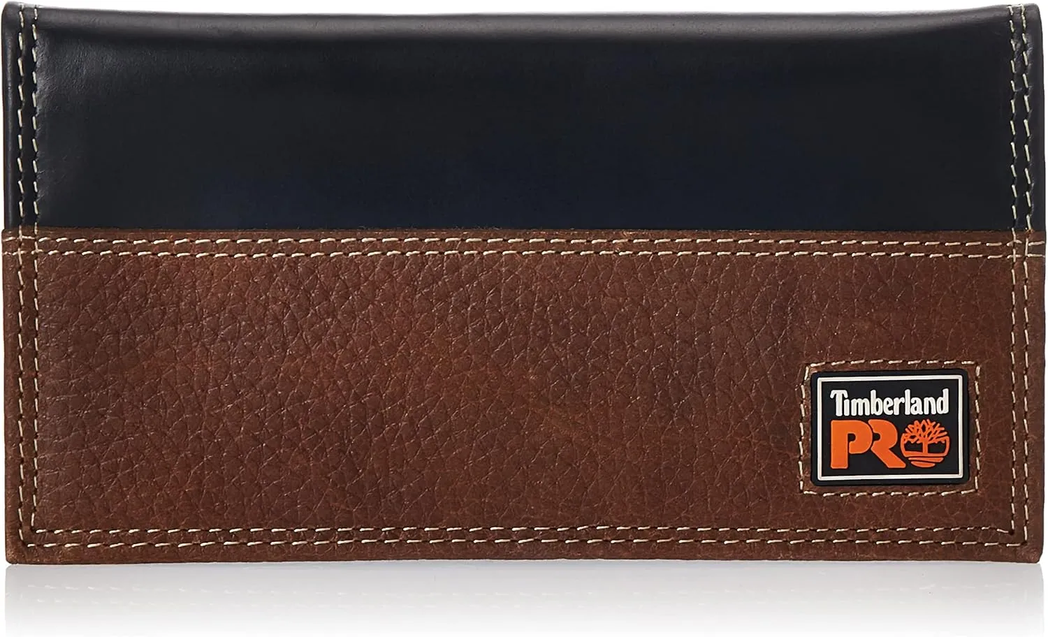 Timberland PRO Men's Leather Long Bifold Rodeo Wallet with RFID