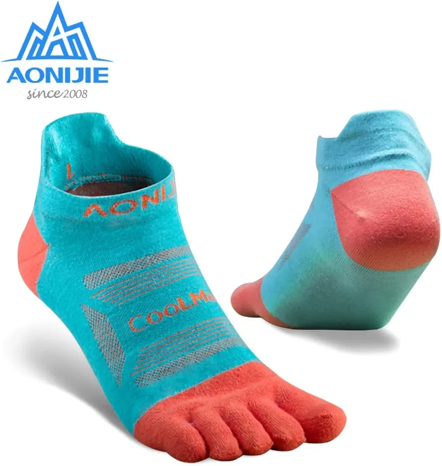 Toe Socks Cool-max Running Socks for Men Women 3 Pairs Athletic Breathable Five Finger Socks