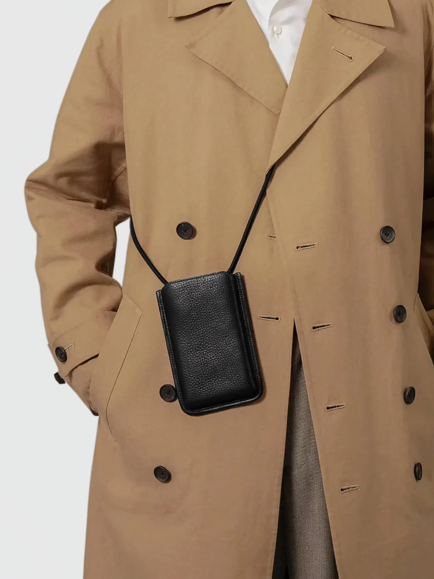 Tone Nume Leather Crossbody Phone Bag