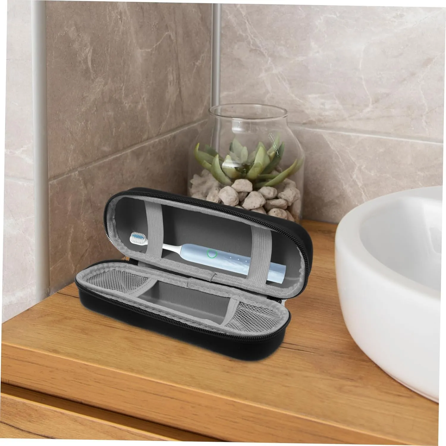 Toothbrush Storage Case Durable Travel Bag for Electric Toothbrush Toothpaste Container Lightweight and Impact Resistant for Travel Use
