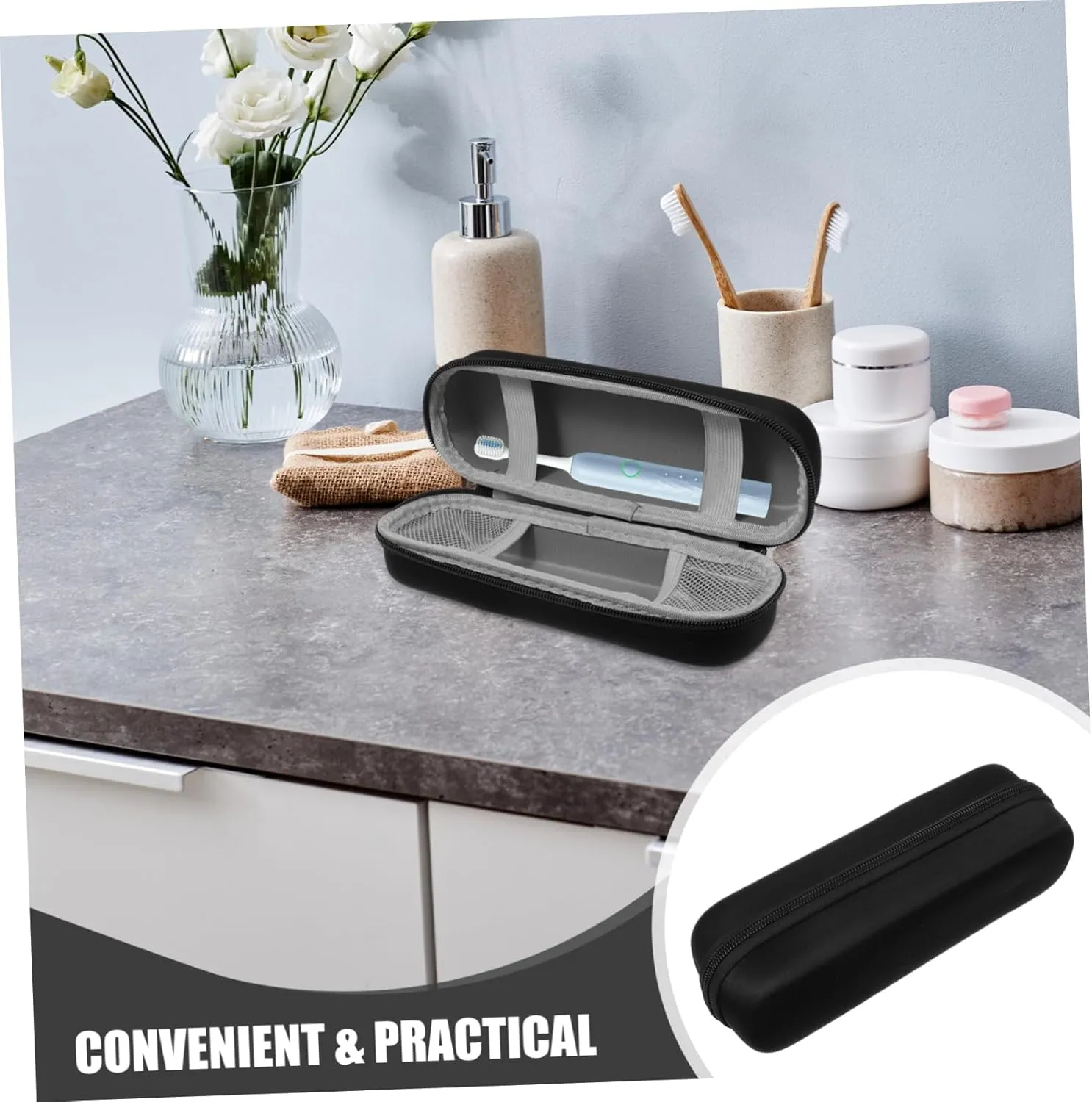 Toothbrush Storage Pouch Durable Case for Electric Toothbrush Lightweight Travel Bag for Go Use Practical present for Friends