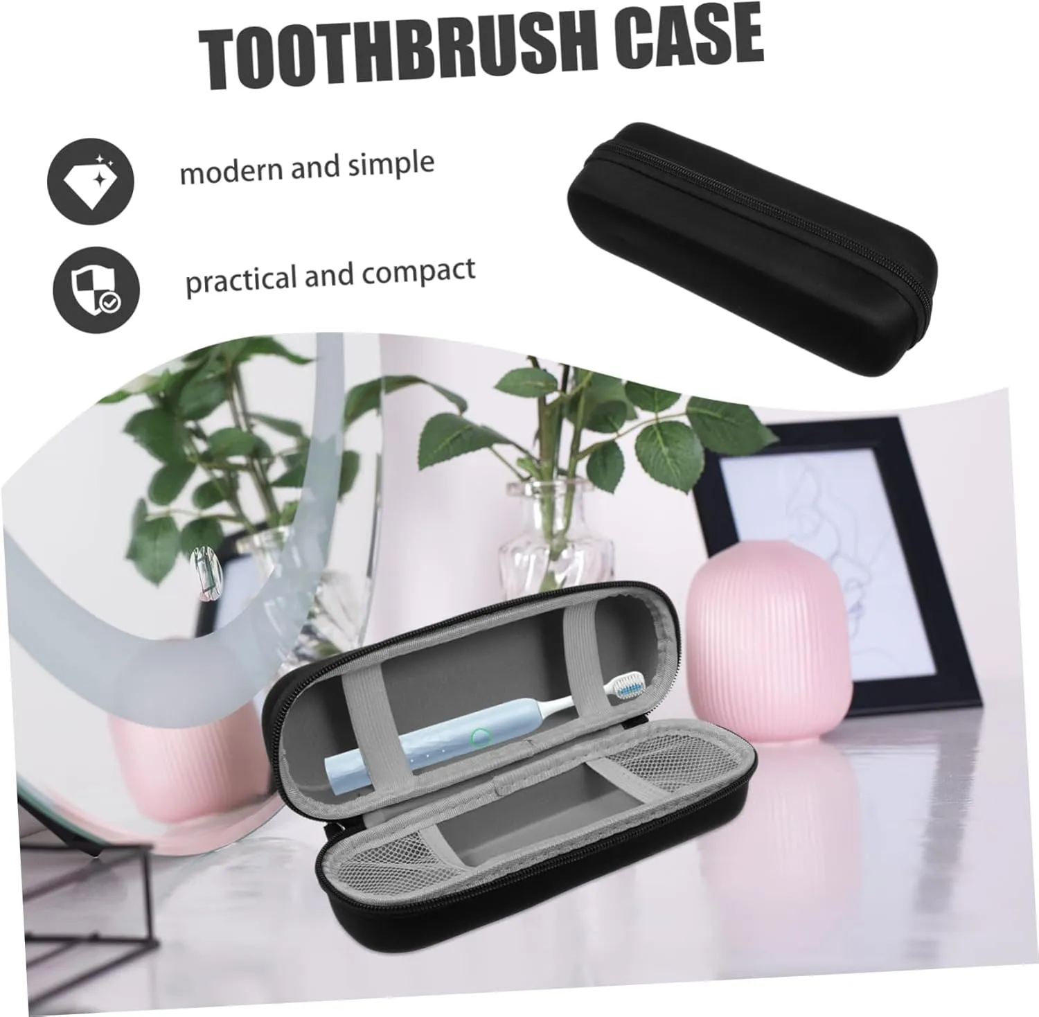 Toothbrush Storage Pouch Durable Case for Electric Toothbrush Lightweight Travel Bag for Go Use Practical present for Friends