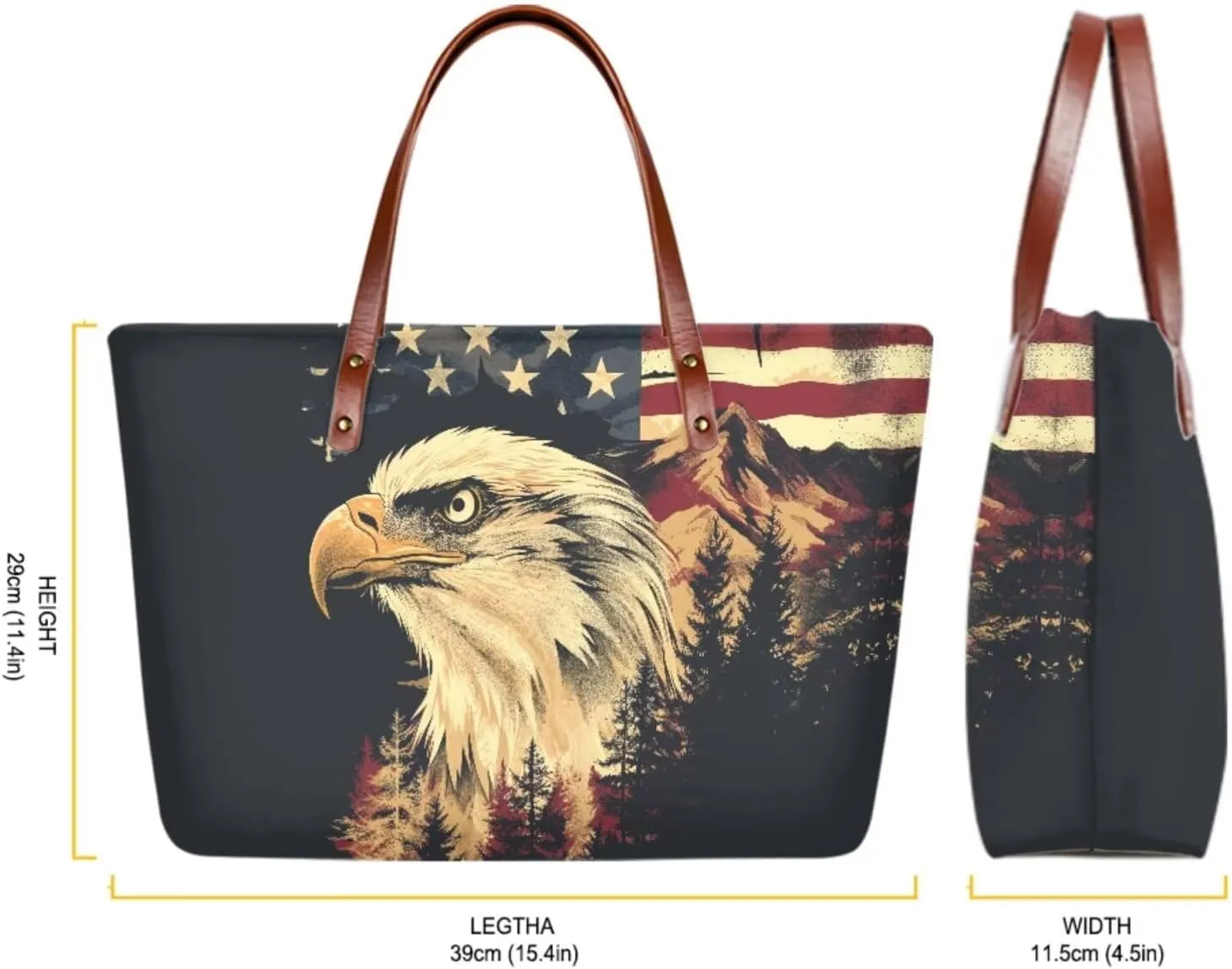 Top Handle Purse for Women, Large Tote Handbag With PU Wallet Set