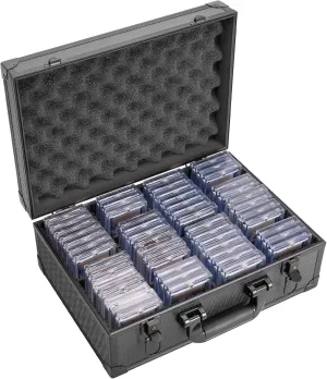 TOPLOADER 3" X 4" MAGNETIC CARDS PROTECTIVE CASE WITH DIVIDER - HARD CARDS - 15.1 X 10.6 X 5.9"