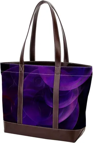 Tote Bag, Large Tote Bag, Tote Bag with Zipper, Modern Minimalist Pattern Pink Polka Dot Abstraction, Tote Bags Women