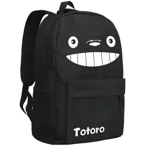 Totoro  Image Pattern Black/Camo Backpack Bag CSSO070