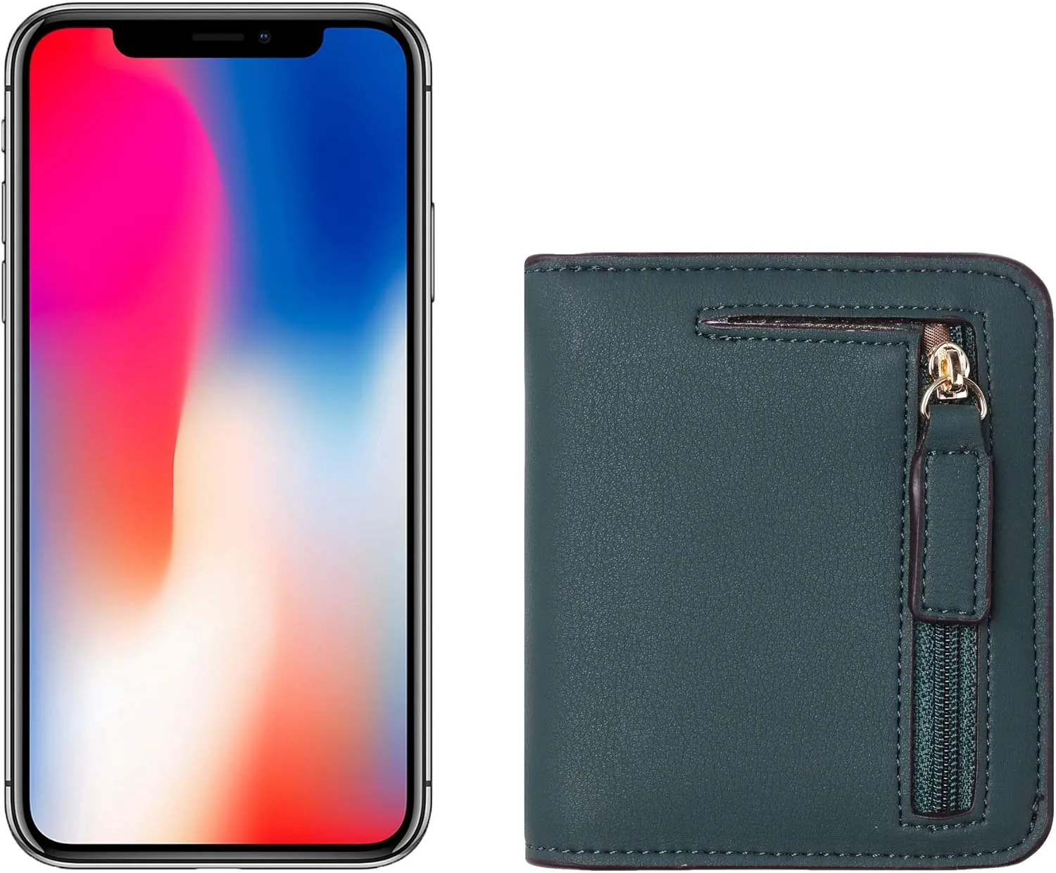 Toughergun Wallet Women Rfid Blocking Small Compact Bifold Luxury Leather Pocket Wallet Ladies Mini Purse with ID Window