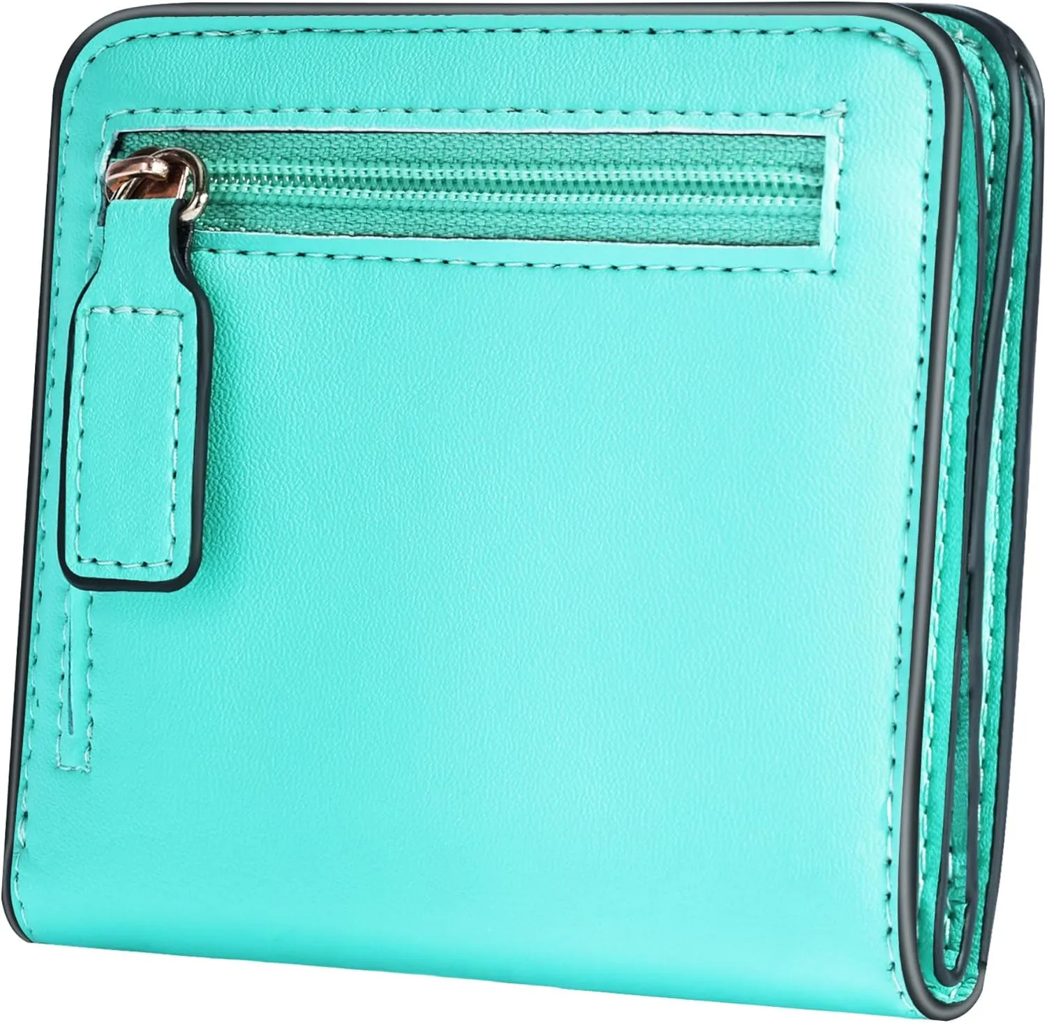 Toughergun Wallet Women Rfid Blocking Small Compact Bifold Luxury Leather Pocket Wallet Ladies Mini Purse with ID Window