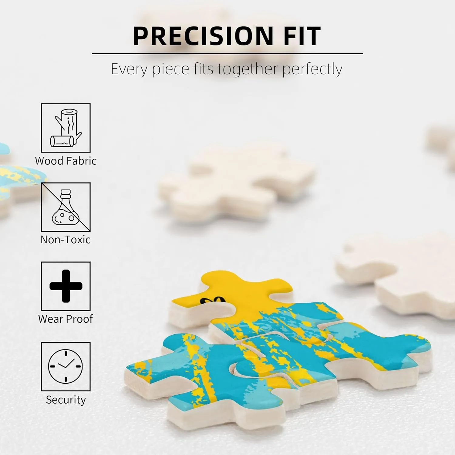 Traditional Image,Puzzle Board,Portable Wooden Jigsaw Puzzle for Adults,Classic Pattern Bird Flower Arrow,Birthday Gift for Family and Friends,Red Plastic Box Storage 500PCS