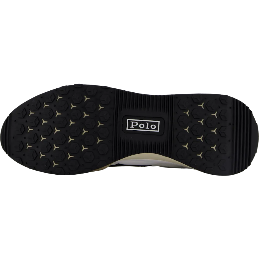 Train 89 Suede-Paneled Sneaker Milkshake / Black / Red