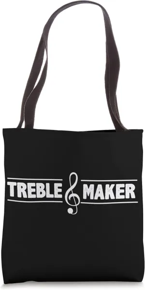 Treble Maker Music Student Musician Keyboard Player Pianist Tote Bag