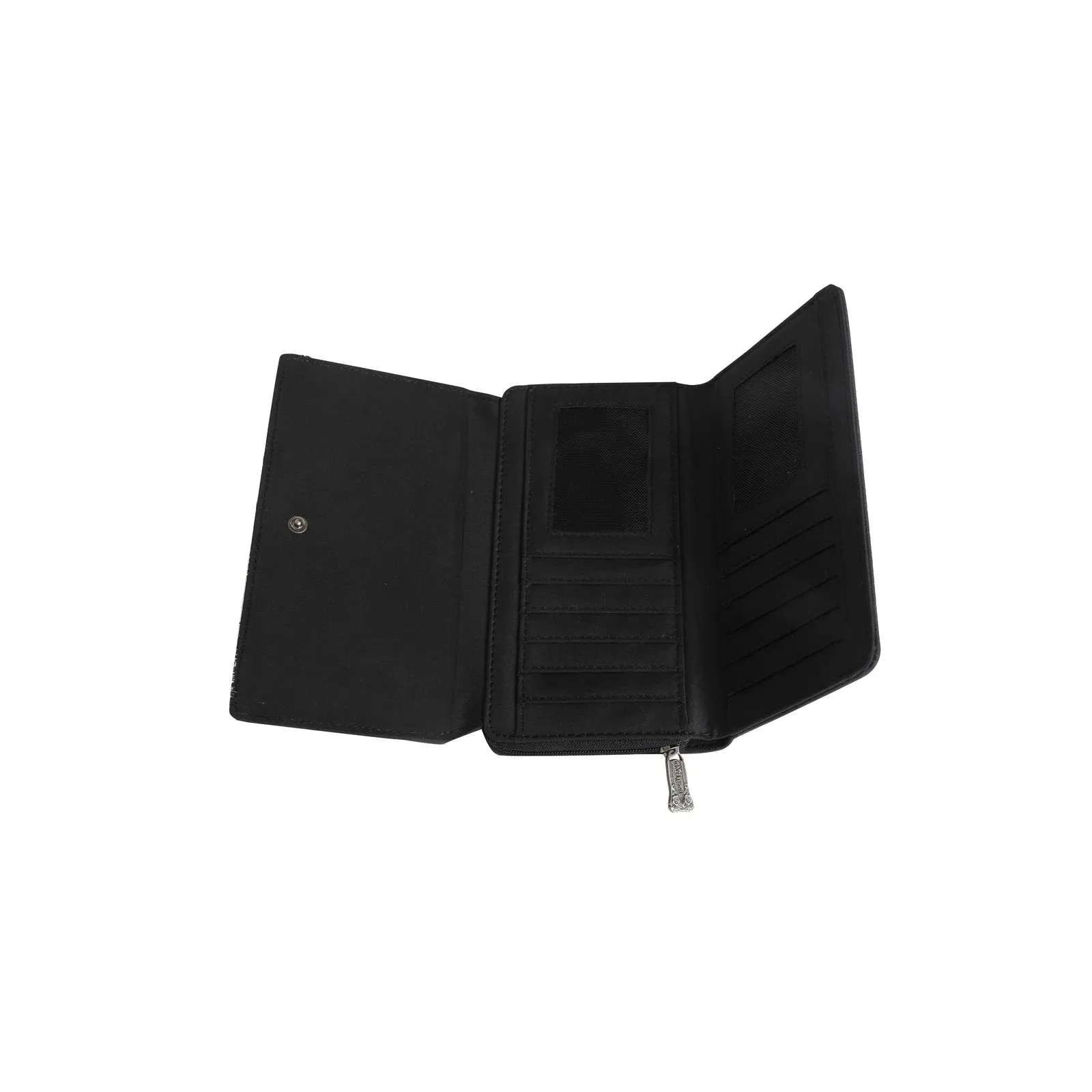 Trinity Ranch Hair On Cowhide Collection Wallet Coffee