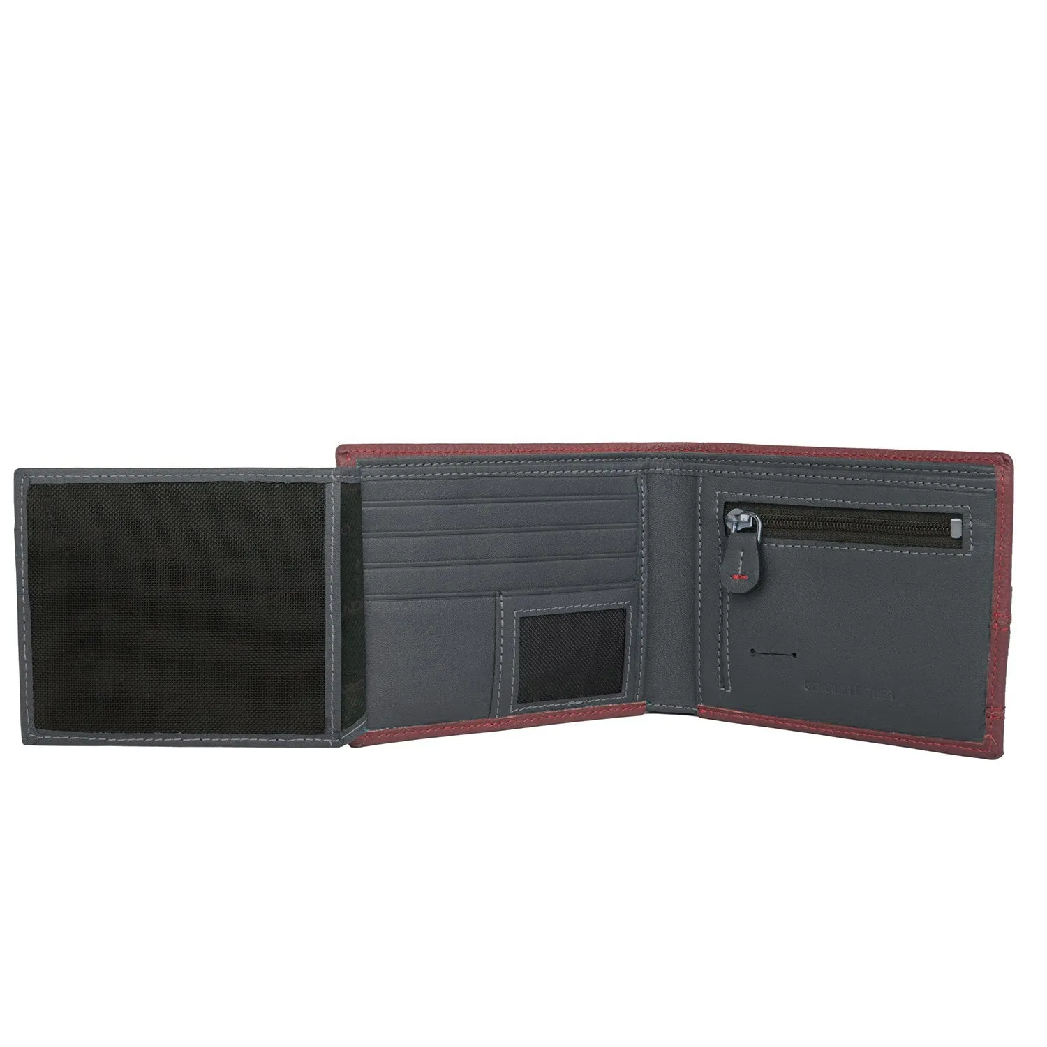 TWIN FUN Dual Toned Leather Wallet ARW1010RD