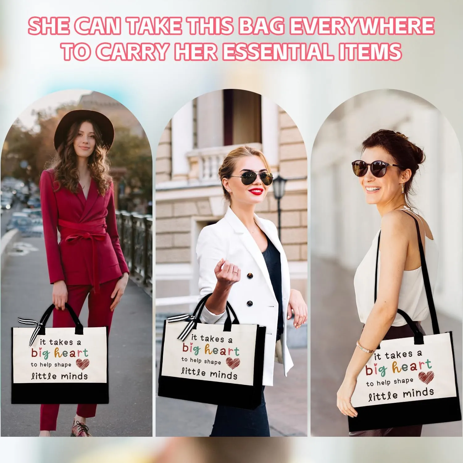 UAREHIBY Teacher Appreciation Gifts for Women with Tote Bag,Back To School Gift,Thank You Teacher Gifts from Student